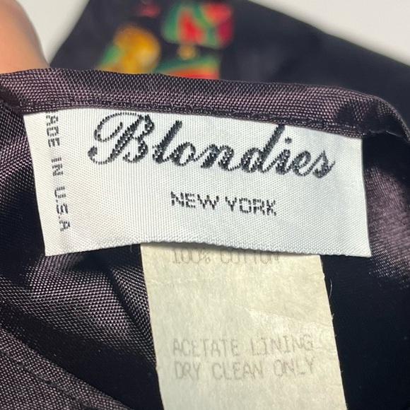 Vtg Blondies Adult OS Holiday Vest Christmas Bow Bells Printed Cosplay Party USA - Picture 10 of 16